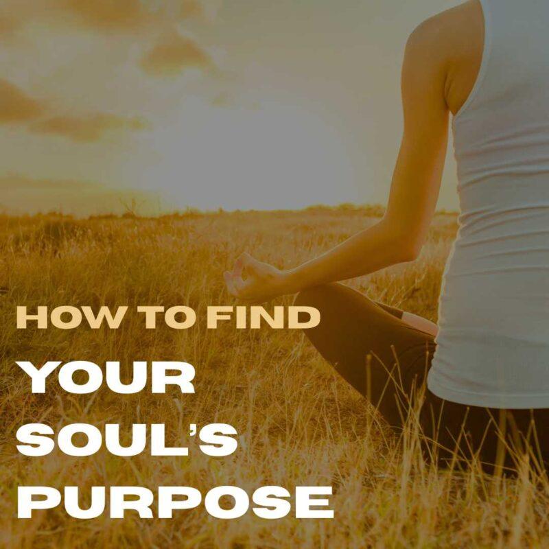 Image of Woman meditation in a Field in search of her souls purpose