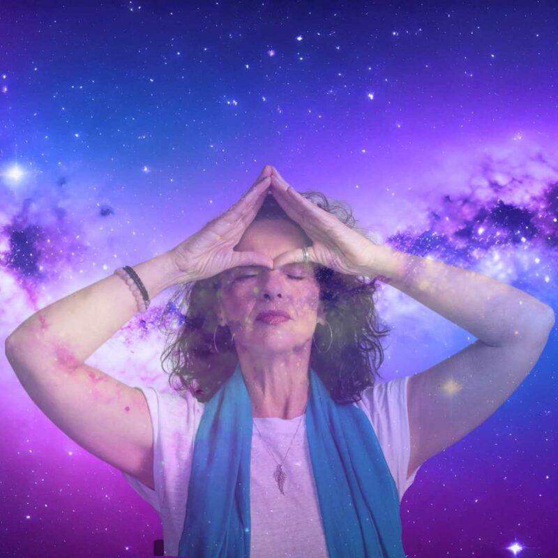 Image of woman channeling spirit